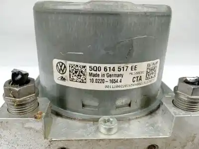 Автозапчастина б/у блок управління abs для skoda karoq (nu) ambition 4x4 посилання на oem iam 5q0614517ee  