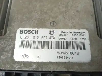 Second-hand car spare part ecu engine control for suzuki grand vitara jb (jt) 1.9 ddis turbodiesel oem iam references 0281012657  8200518648