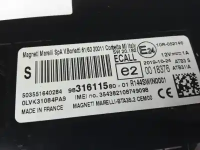 Piesă de schimb auto la mâna a doua modul electrotic pentru peugeot 308 allure referințe oem iam 9831611580  