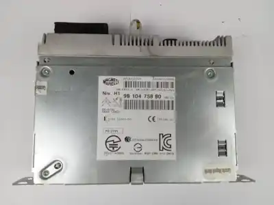 Pièce détachée automobile d'occasion SYSTÈME DE NAVIGATION GPS pour PEUGEOT 308  Références OEM IAM 9810475880  