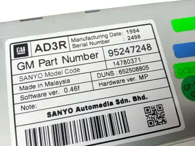 Автозапчасти б/у многофункциональный дисплей за opel astra j gtc * ссылки oem iam 95247248  