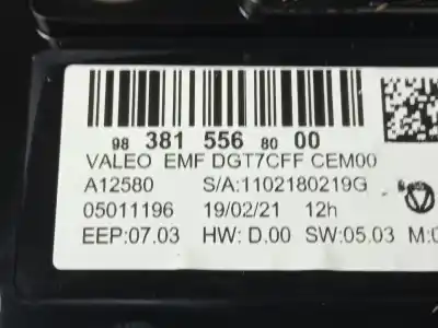 Second-hand car spare part multifunction display for peugeot 308 * oem iam references 9838155680  