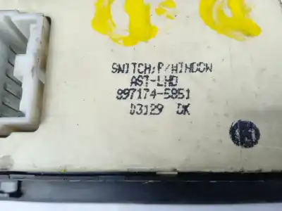 Second-hand car spare part right front power window switch for opel frontera b olympus oem iam references 9971745851  