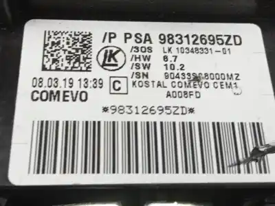 Автозапчасти б/у многофункциональное управление за citroen c4 cactus feel ссылки oem iam 98312695zd  