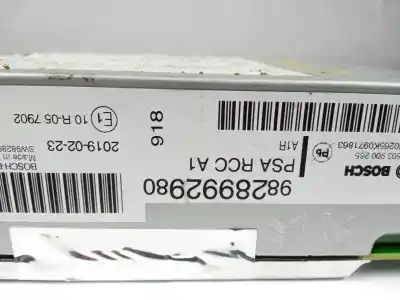 Pièce détachée automobile d'occasion système de navigation gps pour citroen c4 cactus feel références oem iam 9828992980  