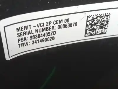 Автозапчастина б/у кермо для citroen c4 cactus feel посилання на oem iam 98304405zd  