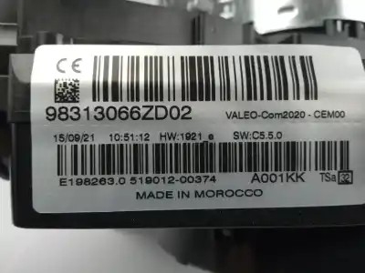 Second-hand car spare part multifunction switch for citroen c4 berlina shine oem iam references 98313066zd 02  