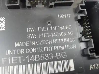 Peça sobressalente para automóvel em segunda mão módulo electrónico do fecho central por ford kuga (cbs) titanium referências oem iam f1et14b533bg  