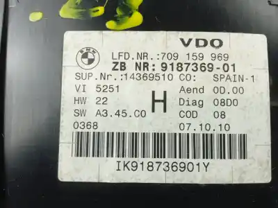 Peça sobressalente para automóvel em segunda mão quadrante por bmw x1 (e84) xdrive 20 d referências oem iam 9187369  