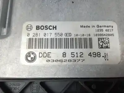 Second-hand car spare part ecu engine control for bmw x1 (e84) xdrive 20 d oem iam references 0281017550  8512498