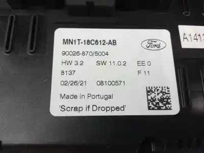 Second-hand car spare part climate control for ford puma  oem iam references mn1t18c612ab  
