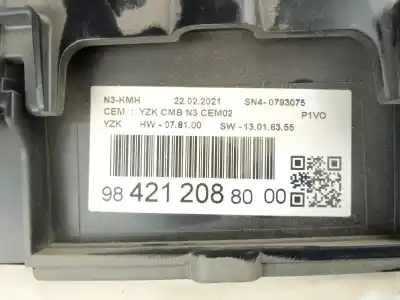 Peça sobressalente para automóvel em segunda mão quadrante por opel combo life * referências oem iam 9842120880  