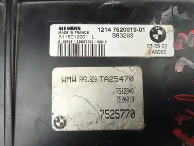 Second-hand car spare part ecu engine control for bmw mini (r50,r53) 1.6 16v cat oem iam references 1214752001901  