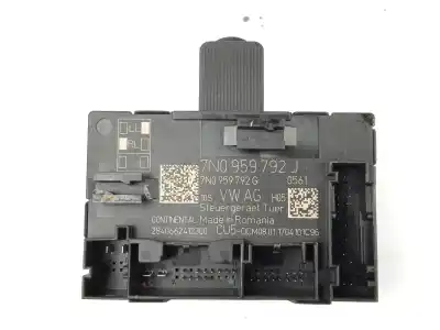 Pièce détachée automobile d'occasion Module Verrouillage Central Des Portes pour SEAT ALHAMBRA (710, 711) 2.0 TDI Références OEM IAM 7N0959792J  