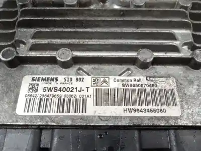 Автозапчасти б/у блок управления двигателем за citroen c3 i (fc_, fn_) 1.4 hdi ссылки oem iam 9650670480  
