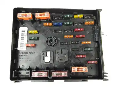 Second-hand car spare part fuse box unit for volkswagen cc b7 (358) 2.0 tdi oem iam references 3c0937125a