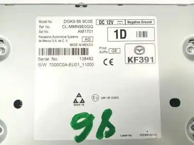 Автозапчасти б/у gps-навигационная система за mazda cx-30 (dm) skyactiv-g m hybrid ссылки oem iam dgk9669c0e  