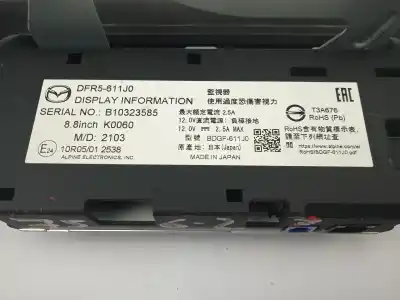Автозапчасти б/у многофункциональный дисплей за mazda cx-30 (dm) skyactiv-g m hybrid ссылки oem iam dfr5611j0  