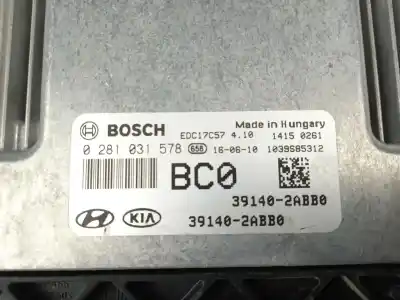 Автозапчасти б/у блок управления двигателем за hyundai tucson (tl, tle) 1.7 crdi ссылки oem iam 0281031578  