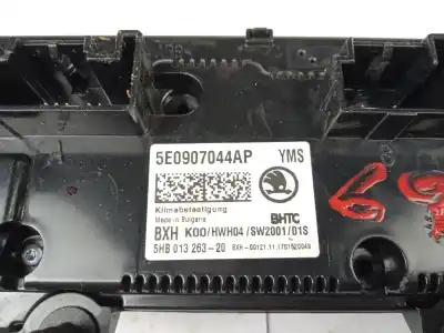 Автозапчастина б/у клімат-контроль для skoda octavia iii (5e3, nl3, nr3) 1.6 tdi посилання на oem iam 5e0907044ap  