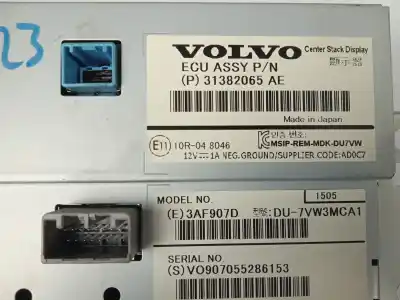 Автозапчастина б/у багатофункційний дисплей для volvo v60 i (155) d3 посилання на oem iam 31382065  
