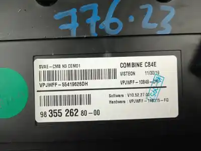 Автозапчасти б/у приборная доска за citroen c5 aircross (a_) 1.2 puretech 130 (arhnsj) ссылки oem iam 9835526280  