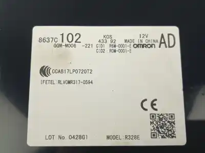 Second-hand car spare part electronic module for mitsubishi eclipse cross (gk_) 1.5 t-mivec oem iam references 8637c102  