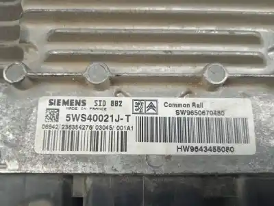 Автозапчасти б/у блок управления двигателем за citroen c3 i (fc_, fn_) 1.4 hdi ссылки oem iam 9650670480  