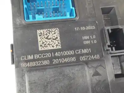 Автозапчастина б/у електронний модуль для opel corsa f 1.2 (68) посилання на oem iam 9848932380  