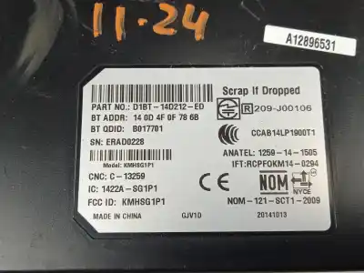 Автозапчастина б/у електронний модуль для ford fiesta vi (cb1, ccn) 1.0 ecoboost посилання на oem iam d1bt14d212ed  