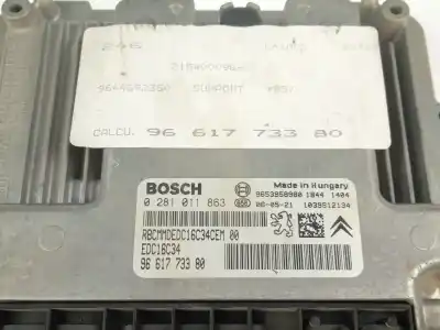 Second-hand car spare part ecu engine control for citroen c4 i (lc_) 1.6 hdi oem iam references 0281011863  9661773380 Second-hand car spare part ecu engine control for citroen c4 i (lc_) 1.6 hdi oem iam references 0281011863  9661773380