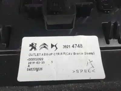 Автозапчастина б/у аератор для citroen c3 aircross ii (2r_, 2c_) 1.5 bluehdi 100 (2cyhyj) посилання на oem iam 39214748  