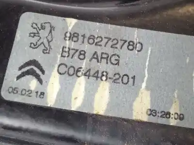 Автозапчастина б/у регулятор склона задній лівий для citroen c4 picasso ii 1.6 vti 120 посилання на oem iam 9816272780  