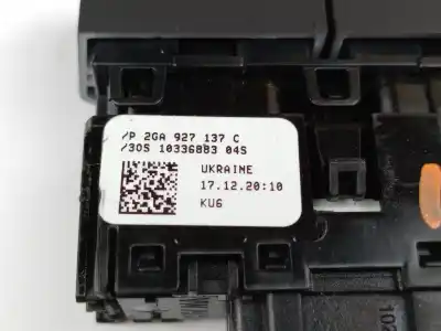 Second-hand car spare part switch for volkswagen t-roc (a11, d11) 2.0 tdi oem iam references 2ga927137c  