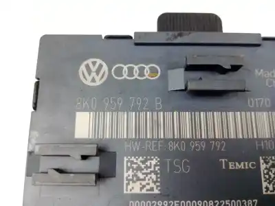 Peça sobressalente para automóvel em segunda mão módulo electrónico do fecho central por audi a4 b8 (8k2) 2.0 tdi referências oem iam 8k0959792b  