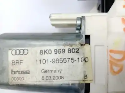 Автозапчасти б/у мотор стекла переднего правого за audi a4 b8 (8k2) 2.0 tdi ссылки oem iam 8k0959802  