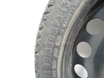 Second-hand car spare part spare tire for audi a4 b8 (8k2) 2.0 tdi oem iam references 125/70 r19 100m  0808