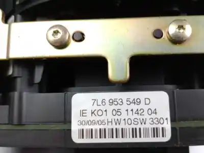 Second-hand car spare part multifunction switch for volkswagen touareg (7la, 7l6, 7l7) 2.5 r5 tdi oem iam references 7l6953549d  