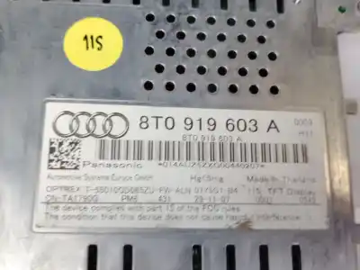 Автозапчасти б/у многофункциональный дисплей за audi a4 b8 (8k2) 2.0 tdi ссылки oem iam 8t0919603a  
