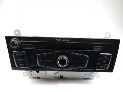 Peça sobressalente para automóvel em segunda mão Sistema De áudio / Rádio Cd por AUDI A4 B8 (8K2) 2.0 TDI Referências OEM IAM 8T1035186B  