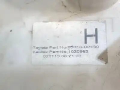 Second-hand car spare part windscreen washer bottle for toyota auris (_e18_) 1.6 (zre181_, zre185_) oem iam references 8531002490  