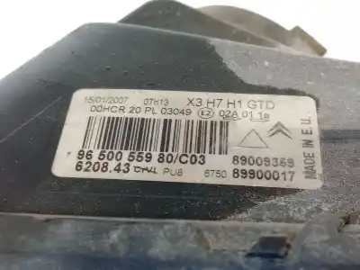 Pezzo di ricambio per auto di seconda mano faro anteriore sinistro per citroen c5 ii (rc_) 1.6 hdi (rc8hzb) riferimenti oem iam 9650055980  