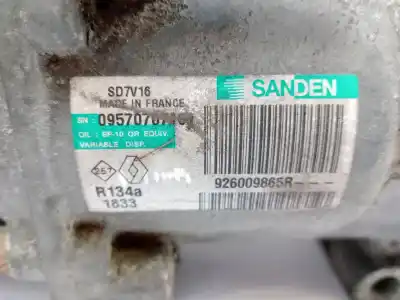 Pezzo di ricambio per auto di seconda mano compressore aria condizionata per nissan qashqai / qashqai +2 i (j10, nj10, jj10e) 1.5 dci riferimenti oem iam 926009865r   Pezzo di ricambio per auto di seconda mano compressore aria condizionata per nissan qashqai / qashqai +2 i (j10, nj10, jj10e) 1.5 dci riferimenti oem iam 926009865r
