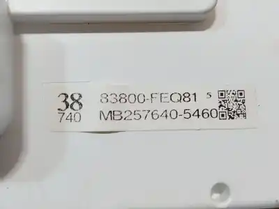 Peça sobressalente para automóvel em segunda mão quadrante por toyota corolla sedán (_e21_) 1.8 vvti hybrid (mzea12, zre211, zwe211) referências oem iam 83800feq81  