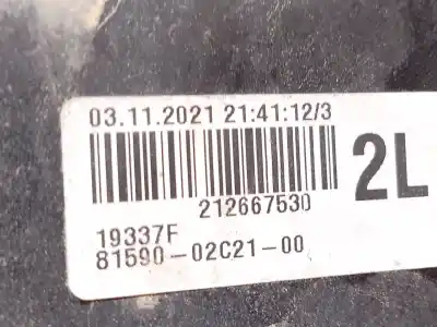 Second-hand car spare part interior left tailgate light for toyota corolla sedán (_e21_) 1.8 vvti hybrid (mzea12, zre211, zwe211) oem iam references 8159002c21  