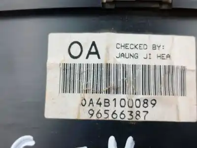 Peça sobressalente para automóvel em segunda mão quadrante por daewoo matiz (m100, m150) 0.8 referências oem iam 96566387  0a4b100089