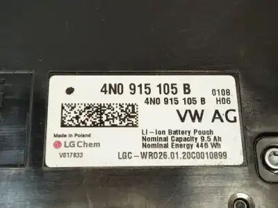 İkinci el araba yedek parçası akü için audi q8 (4mn) 45 tdi mild hybrid quattro oem iam referansları 4n0915105b  
