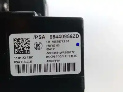 Автозапчасти б/у рычаг переключения передач за peugeot 208 ii (ub_, up_, uw_, uj_) 1.2 puretech 100 ссылки oem iam 98440959zd  