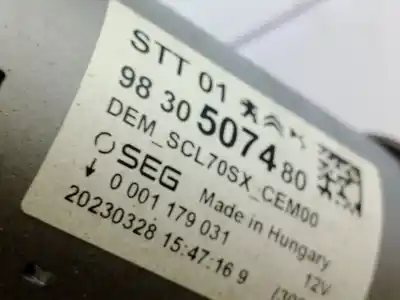 Автозапчасти б/у двигатель запускается за peugeot 208 ii (ub_, up_, uw_, uj_) 1.2 puretech 100 ссылки oem iam 9830507480  