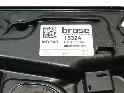 Автозапчастина б/у регулятор скла заднього правого для jeep renegade suv (bu, b1, bv) 1.5 t4 hybrid посилання на oem iam 00521525720  
